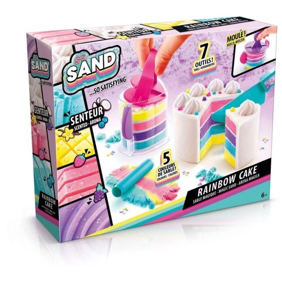 Jeu de sable - Rainbow Cake Kit-CANAL TOYS SDD 033