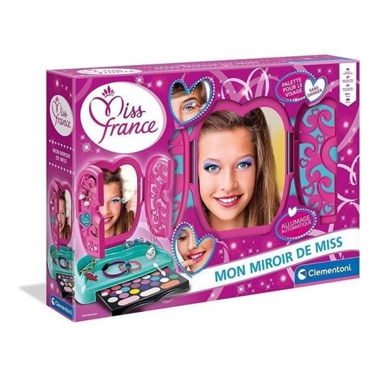 Le Miroir Coffret de Maquillage Miss France -CLEMENTONI 52502