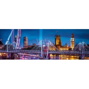 Puzzle Panorama Collection-London-1000 pièces -CLEMENTONI 39485 2