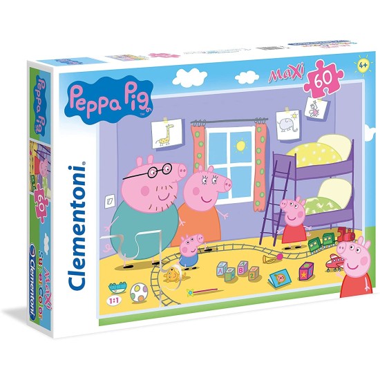 Puzzle Maxi - Peppa Pig 60 pièces -CLEMENTONI 26438