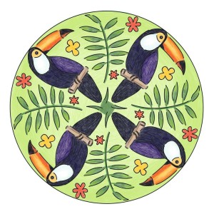 Mandala - midi - Flamingo-REVENSBURGER 28 518 1 2