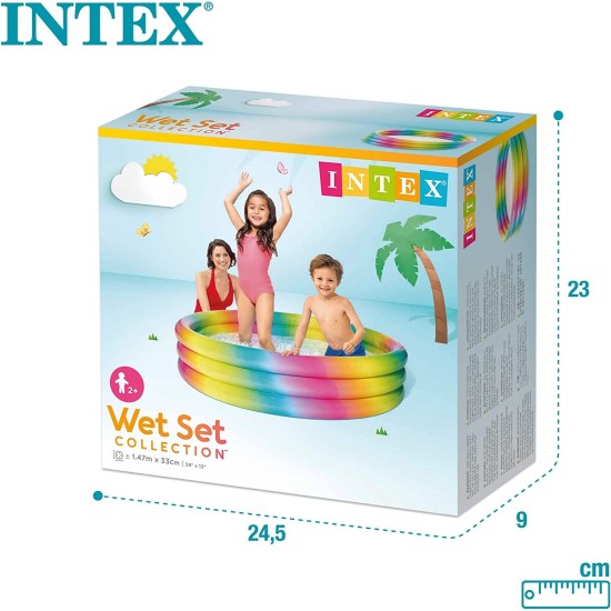 Petite piscine Rainbow - INTEX 58439 NP