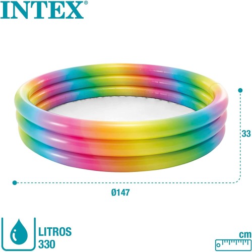 Petite piscine Rainbow - INTEX 58439 NP