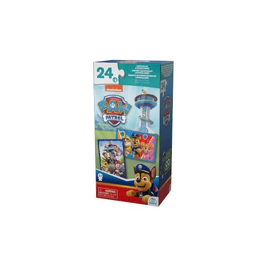 BOITE CARTON 2 PUZZLES LENTICULAIRES La Pat' Patrouille- SPIN MASTER 6066801