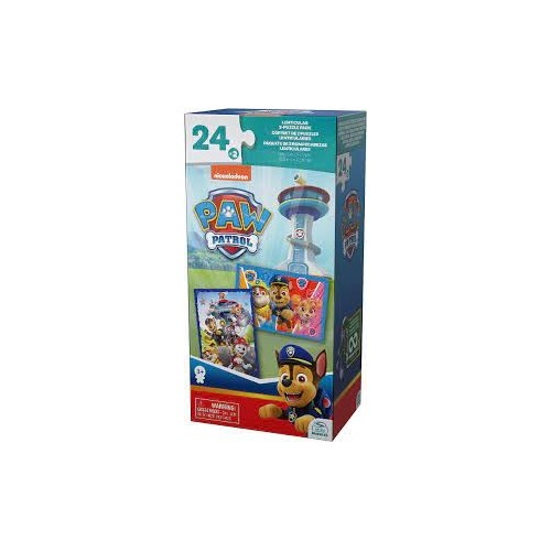 BOITE CARTON 2 PUZZLES LENTICULAIRES La Pat' Patrouille- SPIN MASTER 6066801