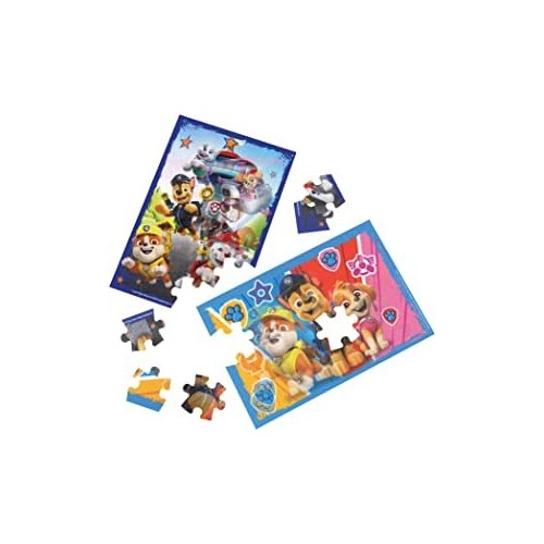 BOITE CARTON 2 PUZZLES LENTICULAIRES La Pat' Patrouille- SPIN MASTER 6066801