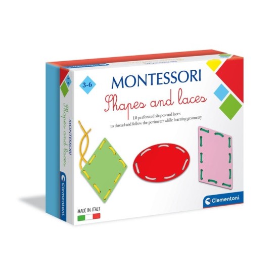 Des Formes et des Lacets - Montessori Clementoni 52373