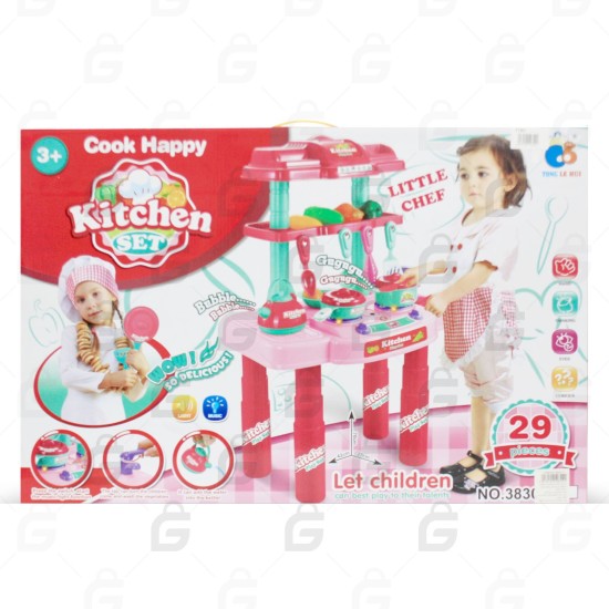 KITCHINETTE LITTLE CHEF 29 PCS GM-2022-3830-17