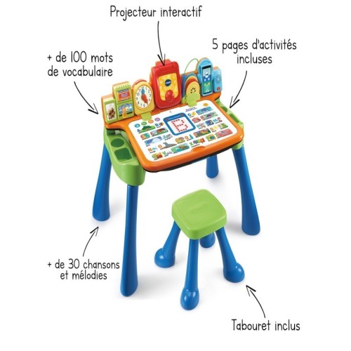 Magi bureau interactif 5 en 1 bleu -VTECH 80-540905