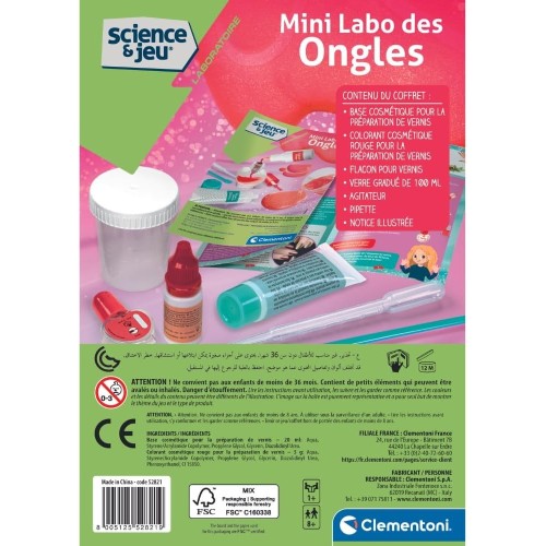 Mini Labo des ongles Clementoni - 52821