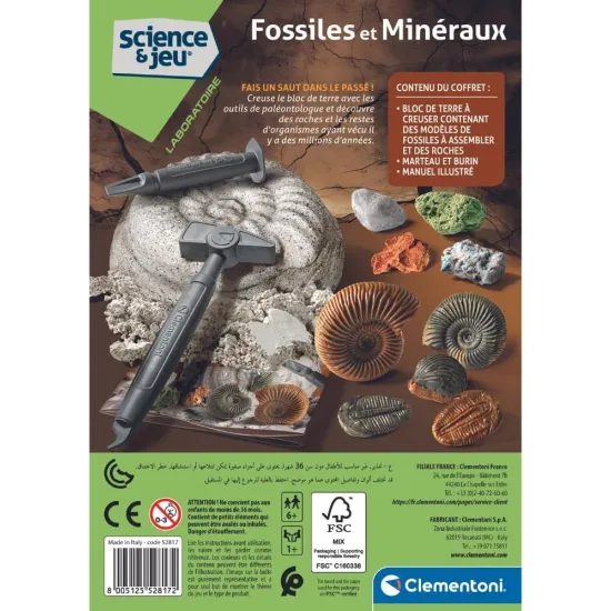 Fossiles et minéraux Clementoni - 52817