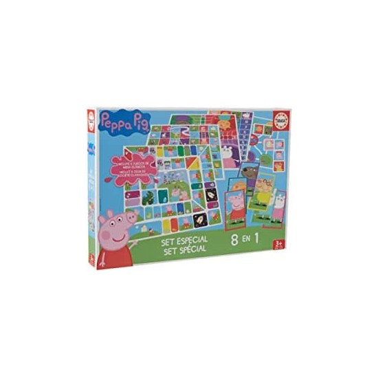 Jeux de 8 EN 1 PEPPA PIG - eduka 16791