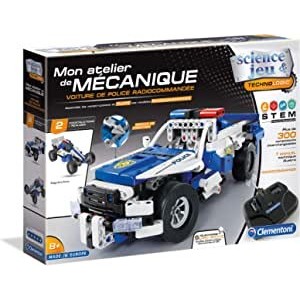 MON ATELIER DE MÉCANIQUE - VOITURE DE POLICE RC -Clementoni 52416