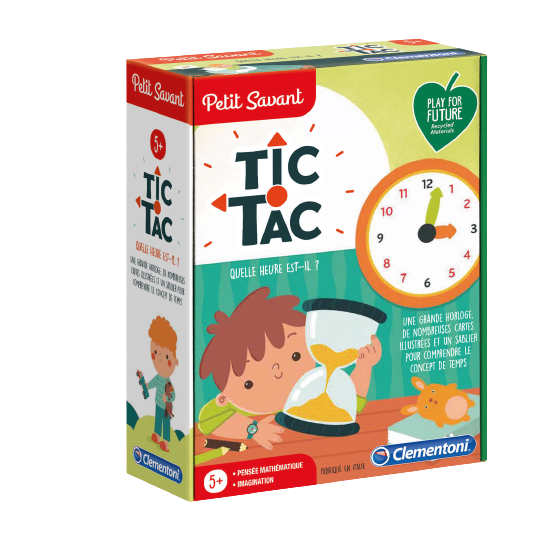 Tic Tac - Quelle heure est-il ? (A1x1)- CLEMENTONI 52365