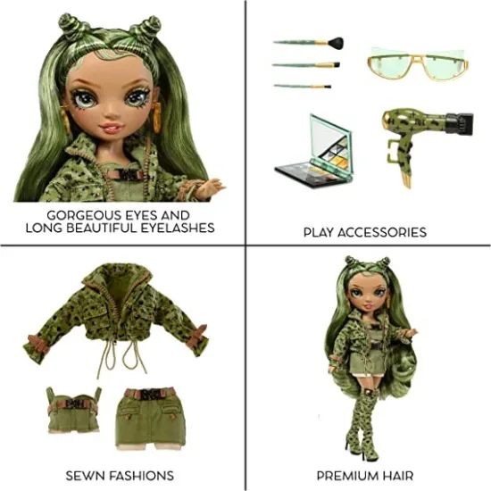 Rainbow High Fashion Olivia Woods (Green) - MGA 583141EUC