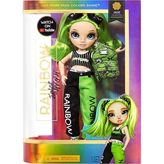 Rainbow High Junior High Fashion Jade Hunter - MGA 589991EUC