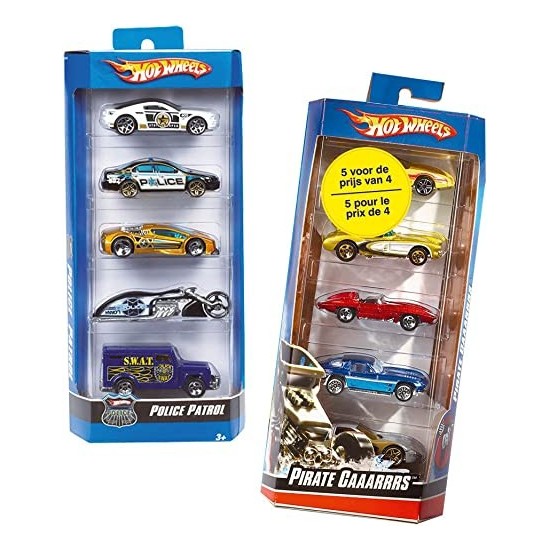 Hot Wheels 5 Car Giftpack- MATTEL 01806