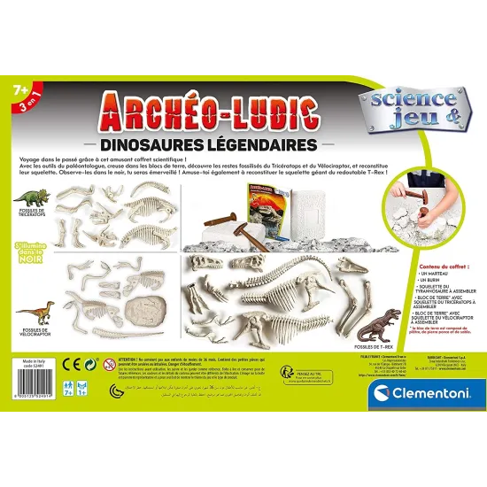 Archéo Ludic - Dinosaures légendaires -CLEMENTONI 52491