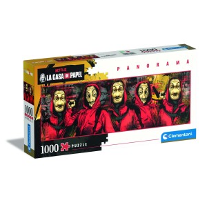 Puzzle La Casa de Papel - Panorama 1000 pièces -CLEMENTONI 39545 2