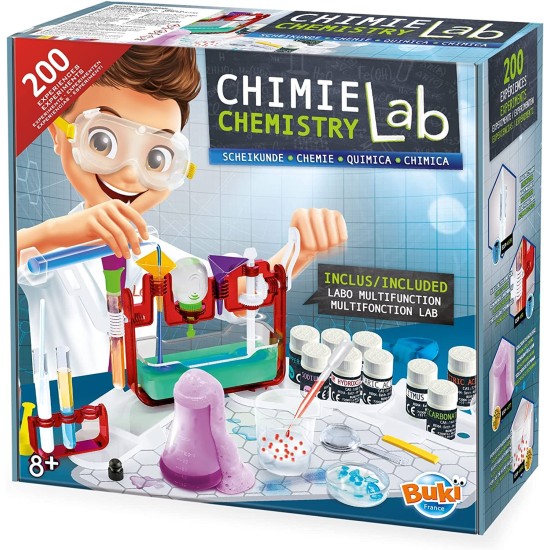 Chemistry Lab 200 Experiments-BUKI France 8364